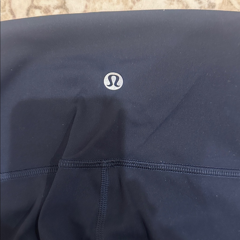 Navy Blue Lulu Lemon Leggings - Picture 3 of 4